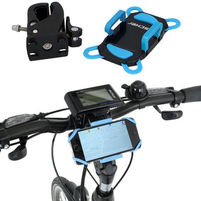 Fischer Universal Fahrradhalterung Lenker-Halter Halterung Handy Smartphone Navi