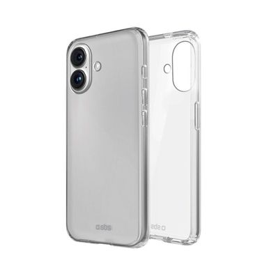 SBS Skinny Cover für iPhone 16 Plus - Transparent