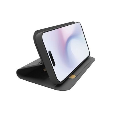 SBS Wallet Stand Etui für iPhone 16 Pro Max - Schwarz