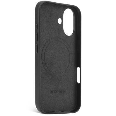 Decoded Leather Backcover Lederschutzhülle für iPhone 16 - Black