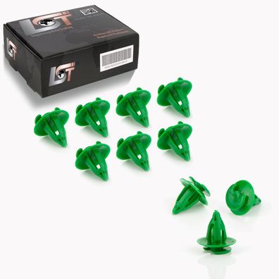 10x Heckklappen Verkleidung obere Leiste Befestigung Clips FÜR AUDI AVANT