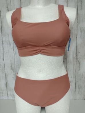 Damen Bikini Set Braun CUPSHE Gr. L 44/46, XL 48