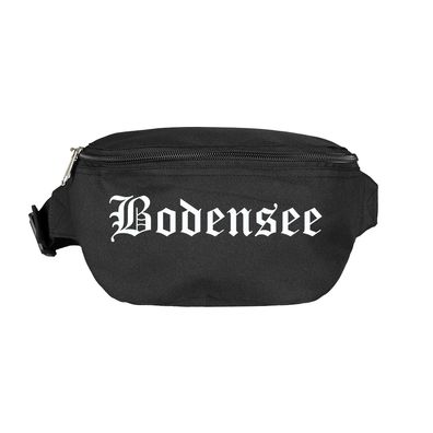 Bodensee Bauchtasche - Altdeutsch bedruckt - Gürteltasche Hipbag - Farbe