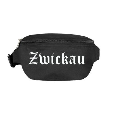 Zwickau Bauchtasche - Altdeutsch bedruckt - Gürteltasche Hipbag - Farbe: