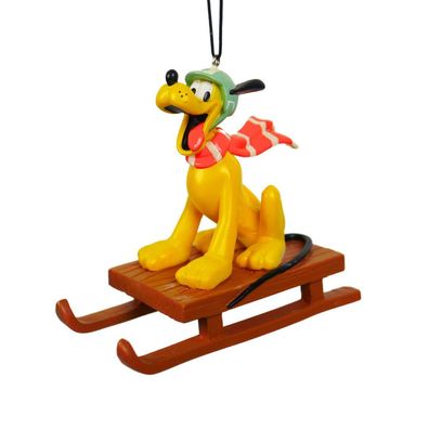 3D Ornament Pluto Schlitten 11x5x10 cm Weihnachtsschmuck Disney