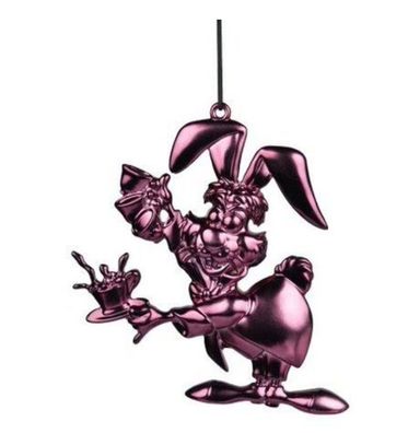 Ornament Metall Hase lila l13cm Kurt s. Adler