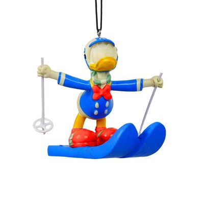 3D Ornament Donald Ski 8,5x9x8 cm Weihnachtsornament Disney