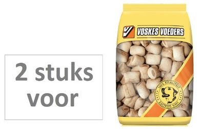 2 Stk! Hundefutter Mini Mark Rind Voskes