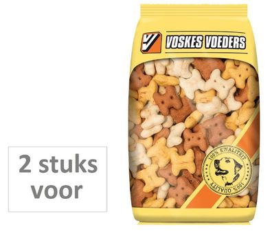 2 Stück! Hundefutter 4er Mix Voskes