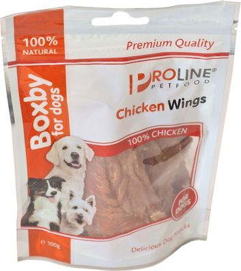 Proline Hundefutter Hühnerflügel 100 Gramm Proline