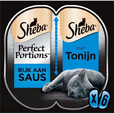 Nassfutter Thunfisch für ausgewachsene Katzen 3x(2x7.5g) Multipack Sheba