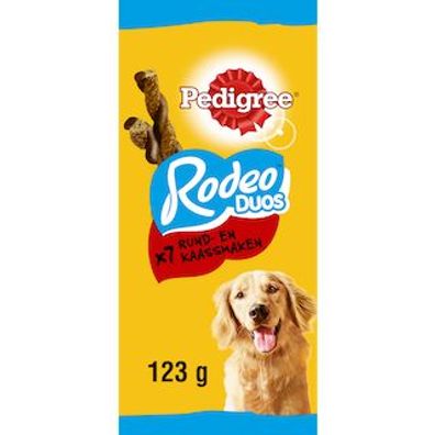 PED Rodeo Duos Rind & Käse 7 Stück 1x10 Haustiersnack Pedigree