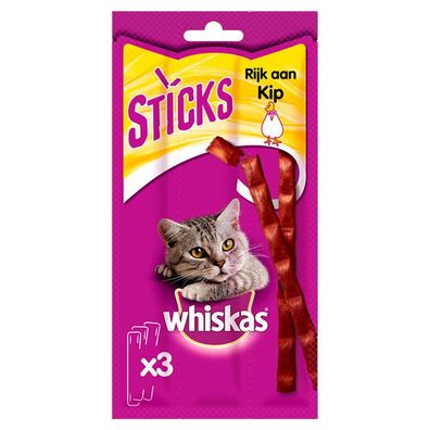 Futtersticks Huhn 3er Pack 18 g Whiskas