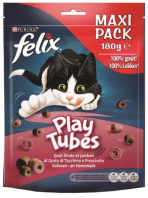 Spielröhren Truthahn und Schinkengeschmack 180g Katzenfutter Felix