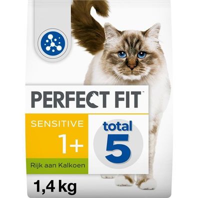 Trockenfutter Truthahn für ausgewachsene Katzen sensitiv 1,4kg Beutel Mars