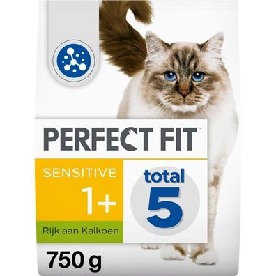 Trockenfutter Truthahn für ausgewachsene Katzen sensitiv 750g Beutel Mars