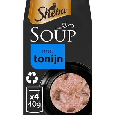 Nassfutter Thunfisch für ausgewachsene Katzen Thunfisch 4x40g Multipack Sheba