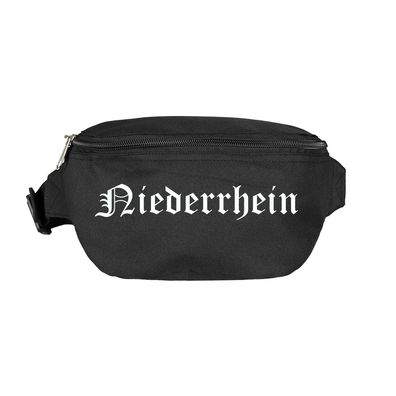 Niederrhein Bauchtasche - Altdeutsch bedruckt - Gürteltasche Hipbag