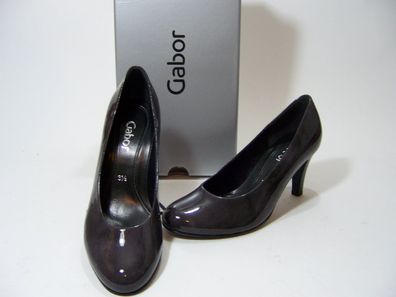 Gabor Da. Pumps 6cm Kaffir-Lack HT titan