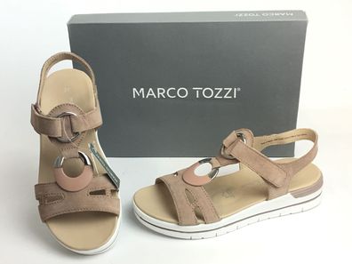 Marco Tozzi Sandalette in rose´ dicke Sohle