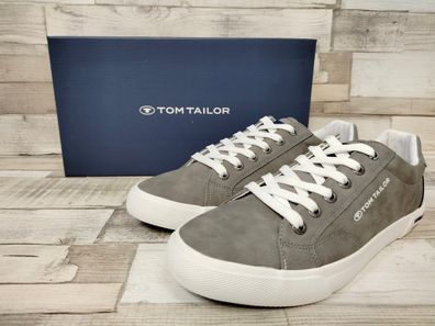 Tom Tailor Herren Schnürschuh grau