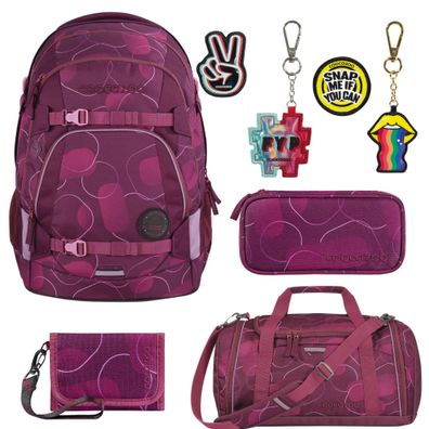 Berry Bubbles Coocazoo Mädchen Schulruckucksack Sporttasche Federmappe Geldbörse