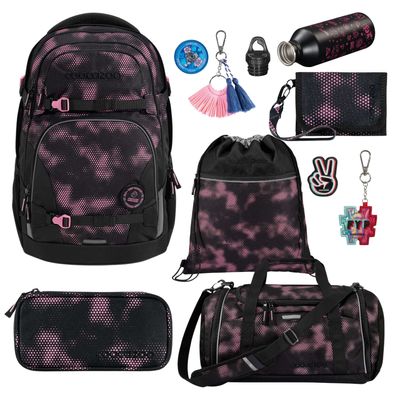 Pink Illusion Coocazoo Mädchen Schulruckucksack Sporttasche Federmappe Geldbörse