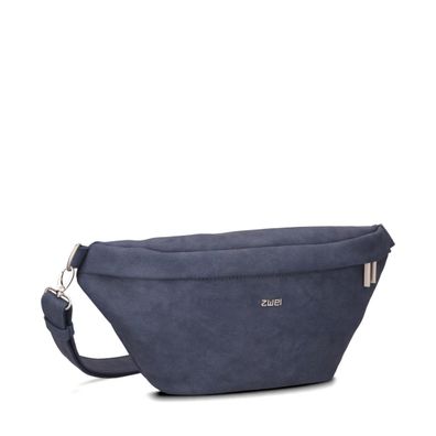 ZWEI Tasche Crossbag nubuk-blue blau Bauchtasche dunkelblau