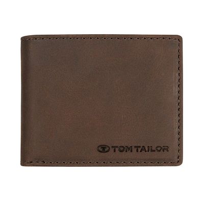 Tom Tailor Herrenbörse Lederbörse Jeansbörse braun brown ron