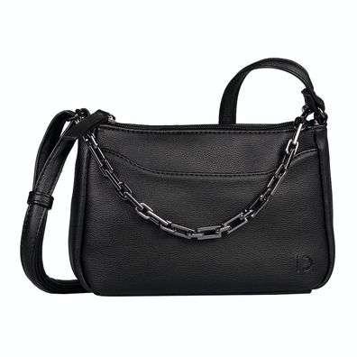 DENIM TOM TAILOR Handtasche Schultertasche Damentasche schwarz black cheryl