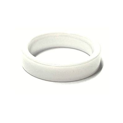 Keramik Ring weiß 5mm glatt Bandring Ehering Vorsteckring #56