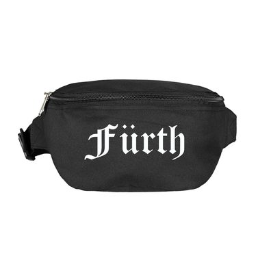 Fürth Bauchtasche - Altdeutsch bedruckt - Gürteltasche Hipbag - Farbe: