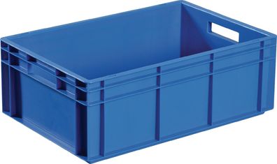 TransportbehälterL600xB400xH150mm blau PP Durchfassgr. Seitenwände geschl. PROMAT