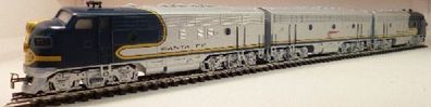 Maerklin 3362 Diesellok EMD F7 Santa Fe 3-tlg. AC-anal Spur H0