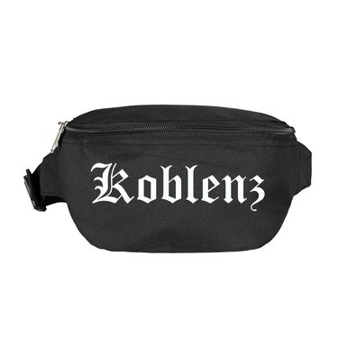 Koblenz Bauchtasche - Altdeutsch bedruckt - Gürteltasche Hipbag - Farbe: