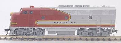 Kato Lemke 176051 Diesellok F3 A Phase I AT & Santa Fe Spur N