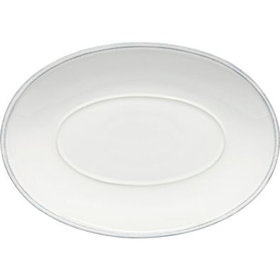 COSTA NOVA Friso Teller flach, oval, white, Länge: 301 mm