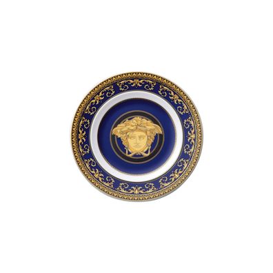 Rosenthal Versace Medusa Blue Brotteller 18 cm