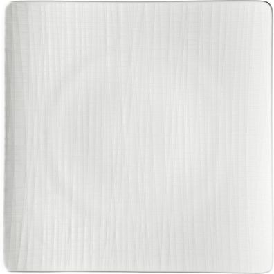 Rosenthal Mesh Teller quadratisch, Länge: 310 mm, weiß