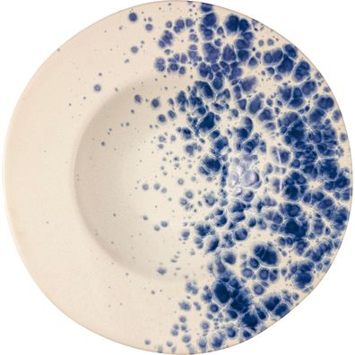 LE COQ Phobos Teller tief, Höhe: 55 mm, ø: 285 mm, weiß, blau