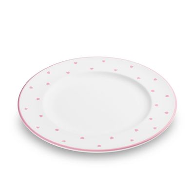 Gmundner Keramik Herzerl Rosa Dessertteller Gourmet 22cm