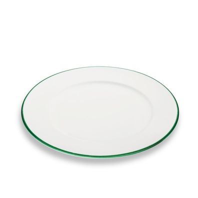 Gmundner Keramik Grüner Rand Speiseteller Gourmet 29cm