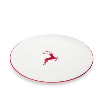 Gmundner Keramik Bordeauxrot Hirsch Platzteller Cup 32cm