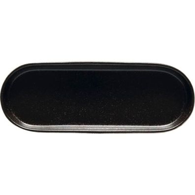 COSTA NOVA Notos Teller flach, oval, latitude black, Länge: 253 mm