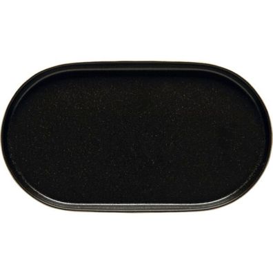 COSTA NOVA Notos Teller flach, oval, latitude black, Länge: 365 mm