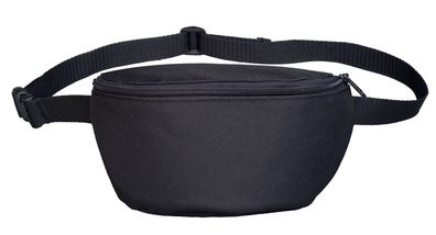 Bauchtasche - Schlicht Schwarz - Hipbag - Farbe: Schwarz