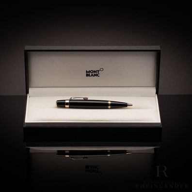 Montblanc Boheme Rouge Line Resin Black Ballpoint Pen Kugelschreiber ID 2760 OVP