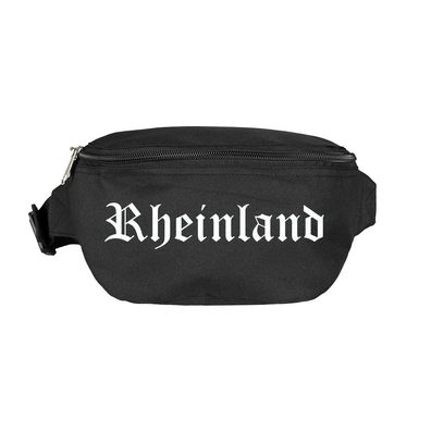 Rheinland Bauchtasche - Altdeutsch bedruckt - Gürteltasche Hipbag