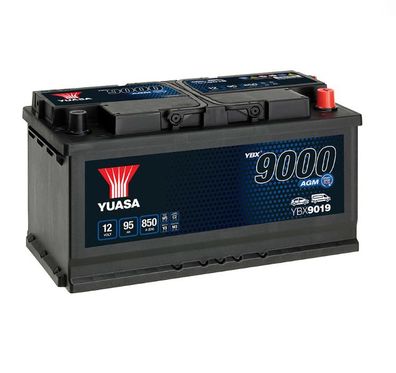 Autobatterie Yuasa YBX9019 12V 95Ah 850A AGM-Start-Stop-Plus-Batterie