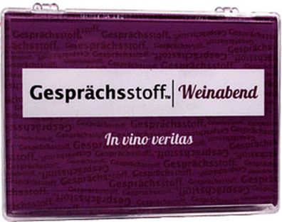 Gesprächsstoff Weinabend